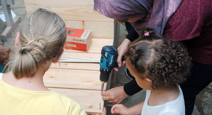 Frauenprojekt Gartengestaltung partizipation Interkultur Berlin