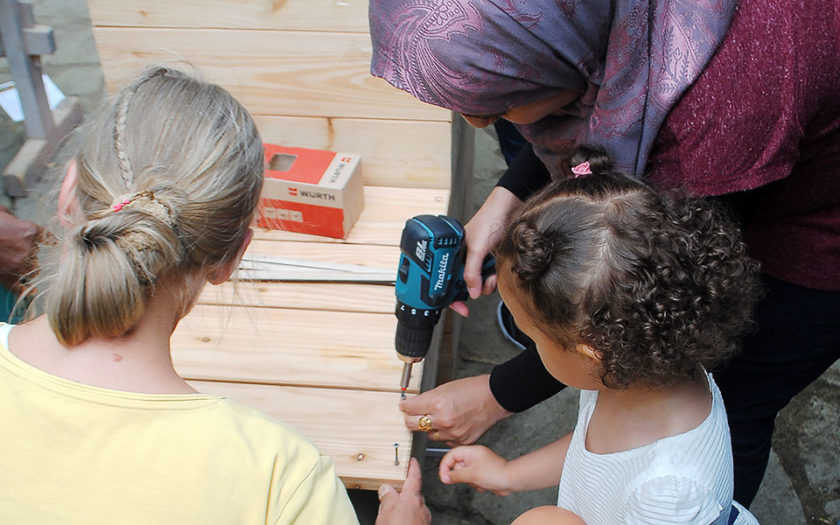 Frauenprojekt Gartengestaltung partizipation Interkultur Berlin