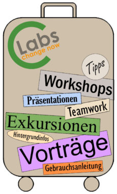 BAUFACHFRAU Berlin, Modulkoffer, cLab - change now, Klimaschutz, Nachhaltiges Bauen, Grüne Stadt, Zirkuläres Bauen, Kreislaufwirtschaft, Schwammstadt, ökologische Gebäudebegrünung, Urban Mining, Naturgarten, klimagerechte Stadtentwicklung, Planen und Bauen im Bestand, klimagerechte Baustoffe