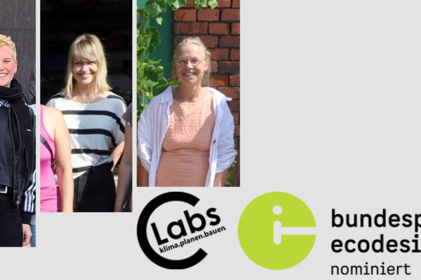 Bundespreis Ecodesign, cLabs, climate Labs, klimagerechte Stadtentwicklung, nachhaltig Bauen